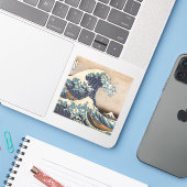 神奈川素晴らし沖の波 シール (ノートパソコンとiPhone)