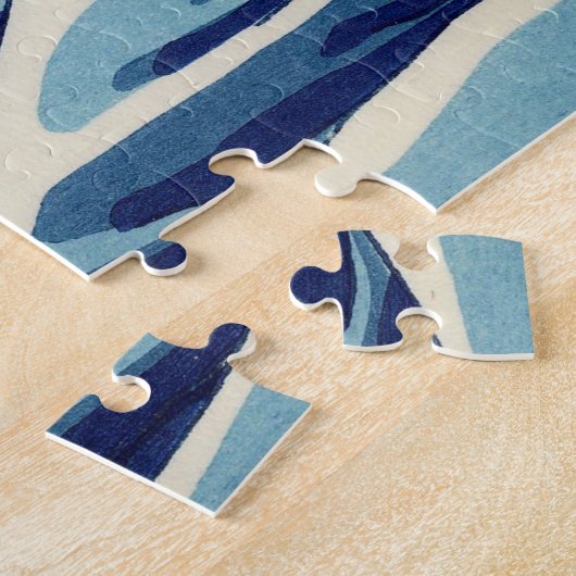 神奈川素晴らし沖の波 ジグソーパズル (側面)