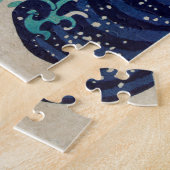 神奈川素晴らし沖の波 ジグソーパズル (側面)