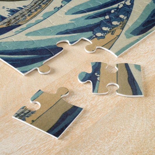 神奈川素晴らし沖の波 ジグソーパズル (側面)