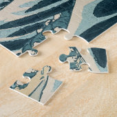 神奈川素晴らし沖の波 ジグソーパズル (側面)