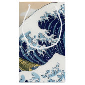 神奈川素晴らし沖の波 スモールペーパーバッグ (裏面)