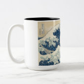 神奈川素晴らし沖の波 ツートーンマグカップ (左)