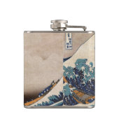 神奈川素晴らし沖の波 フラスク (裏面)