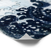 神奈川素晴らし沖の波 ポスター (角)