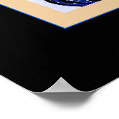 神奈川素晴らし沖の波 ポスター (角)