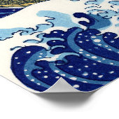 神奈川素晴らし沖の波 ポスター (角)