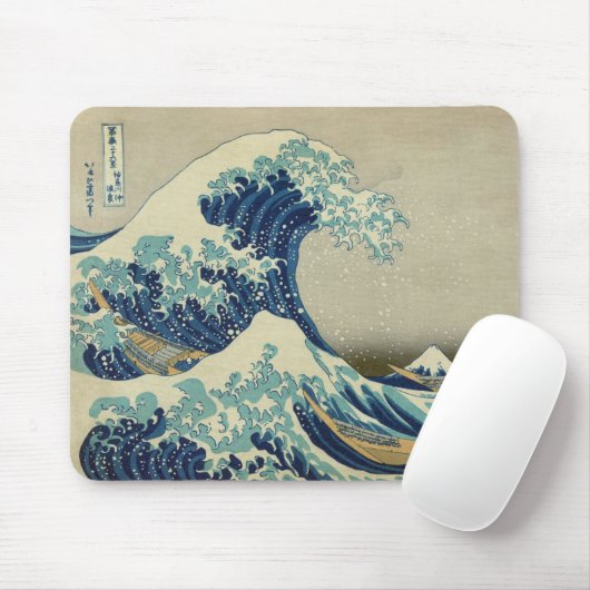 神奈川素晴らし沖の波 マウスパッド (マウス)