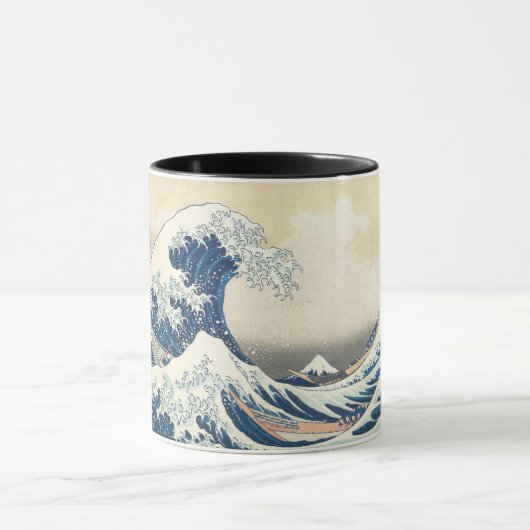 神奈川素晴らし沖の波 マグカップ (中央)