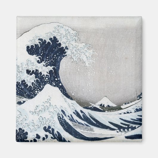 神奈川素晴らし沖の波 マグネット (正面)