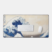 神奈川素晴らし沖の波 – ヴィンテージ日本の デスクマット (キーボード&マウス)