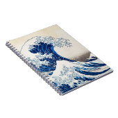 神奈川素晴らし沖の波 – ヴィンテージ日本の ノートブック (右側)