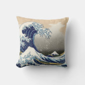 神奈川素晴らし沖の波 |北斎 | クッション (正面)