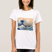 神奈川素晴らし沖の波 Tシャツ (正面)