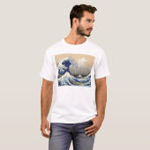 神奈川素晴らし沖の波 Tシャツ (正面フル)