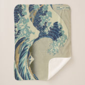 神奈川素晴らし沖浪浦の波 シェルパブランケット (正面)