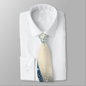 神奈川素晴らし浮世絵の波日本の流 ネクタイ (タイ)