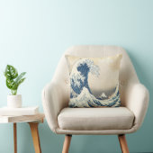 神奈川素晴らし浮世絵の波日本の クッション (椅子)