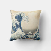 神奈川素晴らし浮世絵の波日本の クッション (裏面)