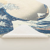 神奈川素晴らし浮世絵の波日本の シェルパブランケット (3/4)