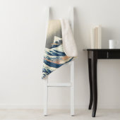 神奈川素晴らし浮世絵の波日本の シェルパブランケット (インサイチュ)