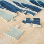 神奈川素晴らし浮世絵の波日本の ジグソーパズル (側面)