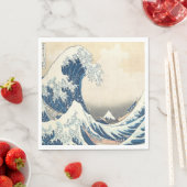 神奈川素晴らし浮世絵の波日本の スタンダードランチョンナプキン (インサイチュ)