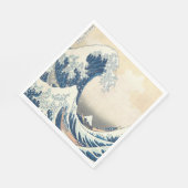 神奈川素晴らし浮世絵の波日本の スタンダードランチョンナプキン (角)
