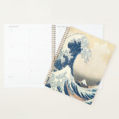 神奈川素晴らし浮世絵の波日本の プランナー手帳 (ディスプレー)