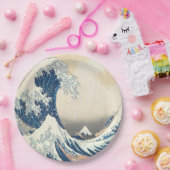 神奈川素晴らし浮世絵の波日本の ペーパープレート (パーティー)