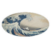 神奈川素晴らし浮世絵ガラスの日本の波 カッティングボード (角)