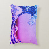 神奈川素晴らし美術の波日本の動/日本 アクセントクッション (裏面(縦))