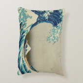 神奈川素晴らし美術の波日本の動/日本 アクセントクッション (裏面(縦))