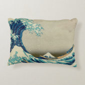 神奈川素晴らし美術の波日本の動/日本 アクセントクッション (裏面)