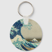 神奈川素晴らし美術の波日本の動/日本 キーホルダー (正面)
