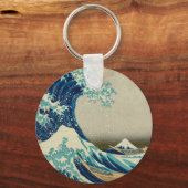 神奈川素晴らし美術の波日本の動/日本 キーホルダー (正面)