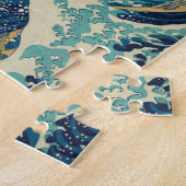 神奈川素晴らし美術の波日本の動/日本 ジグソーパズル (側面)