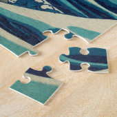 神奈川素晴らし美術の波日本の動/日本 ジグソーパズル (側面)