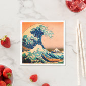 神奈川素晴らし美術の波日本の動/日本 スタンダードカクテルナプキン (インサイチュ)