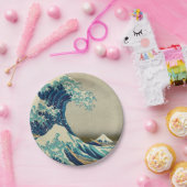 神奈川素晴らし美術の波日本の動/日本 ペーパープレート (パーティー)