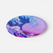 神奈川素晴らし美術の波日本の動/日本 ペーパープレート (アングル)