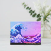 神奈川素晴らし美術の波日本の動/日本 ポストカード (スタンド正面)