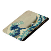 神奈川素晴らし美術の波日本の動/日本 マグネット (左側)