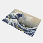 神奈川素晴らし葛飾北斎の波 ドアマット (アングル)