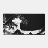 神奈川素晴らし黒白の波 デスクマット (正面)