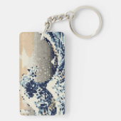 神奈川素晴らし8ビットピクセルアートの波 キーホルダー (裏面)