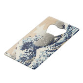 神奈川素晴らし8ビットピクセルアートの波 クレジットカード栓抜き (裏面アングル)