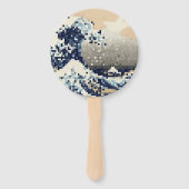 神奈川素晴らし8ビットピクセルアートの波 ハンドファン (正面)