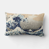 神奈川素晴らし8ビットピクセルアートの波 ランバークッション (裏面)