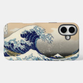 神奈川素晴らしiPhone 16ケースの波 Case-Mate iPhoneケース (裏面 (横))